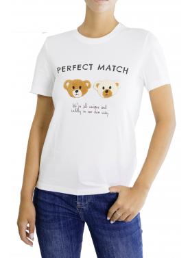 T shirt maniche corte con orsacchiotti  Only